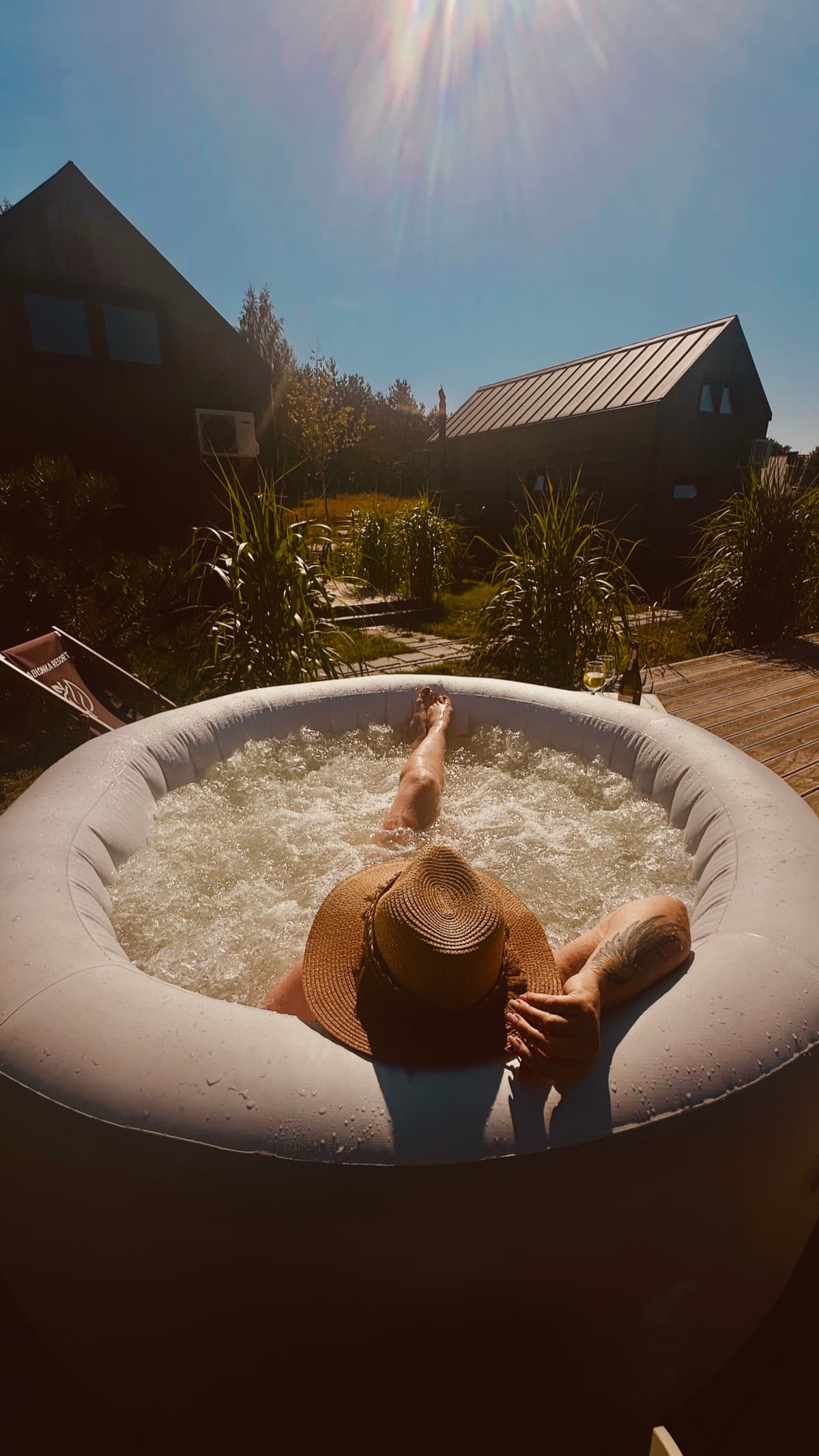 Jacuzzi nocą